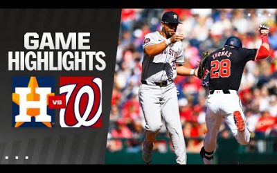 Astros vs. Nationals Game Highlights (4/20/24) | MLB Highlights