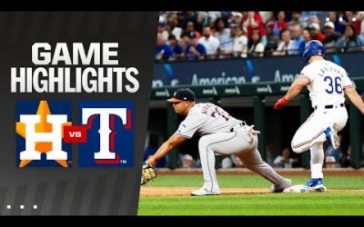 Astros vs. Rangers Game Highlights (4/5/24) | MLB Highlights