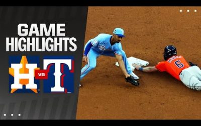 Astros vs. Rangers Game Highlights (4/7/24) | MLB Highlights