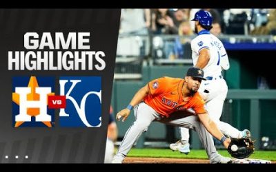 Astros vs. Royals Game Highlights (4/10/24) | MLB Highlights