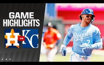 Astros vs. Royals Game Highlights (4/11/24) | MLB Highlights