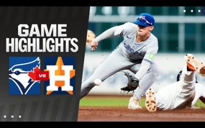 Blue Jays vs. Astros Game Highlights (4/3/24) | MLB Highlights