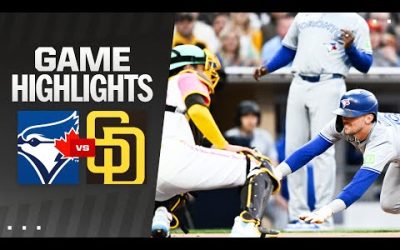 Blue Jays vs. Padres Game Highlights (4/19/24) | MLB Highlights