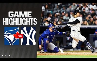 Blue jays vs. Yankees Game Highlights (4/6/24) | MLB Highlights