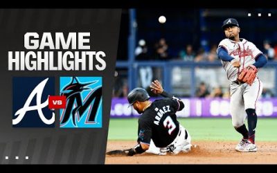 Braves vs. Marlins Game Highlights (4/12/24) | MLB Highlights