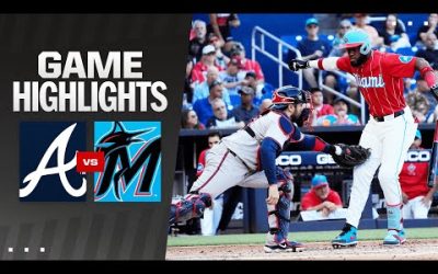 Braves vs. Marlins Game Highlights (4/13/24) | MLB Highlights