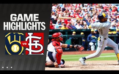 Brewers vs. Cardinals Game Highlights (4/20/24) | MLB Highlights