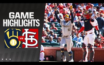 Brewers vs. Cardinals Game Highlights (4/21/24) | MLB Highlights