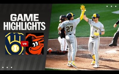 Brewers vs. Orioles Game Highlights (4/13/24) | MLB Highlights