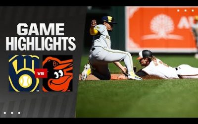 Brewers vs. Orioles Game Highlights (4/14/24) | MLB Highlights