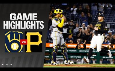 Brewers vs. Pirates Game Highlights (4/22/24) | MLB Highlights