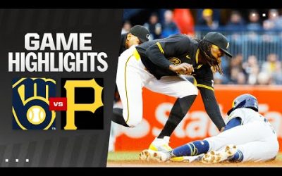 Brewers vs. Pirates Game Highlights (4/24/24) | MLB Highlights