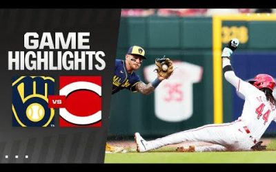 Brewers vs. Reds Game Highlights (4/8/24) | MLB Highlights