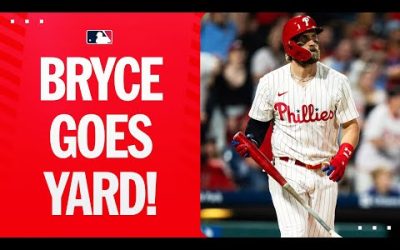 Bryce Harper BLASTS OFF! Phillies star goes deep for the 4th time this season!