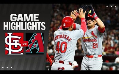 Cardinals vs. D-backs Game Highlights (4/12/24) | MLB Highlights