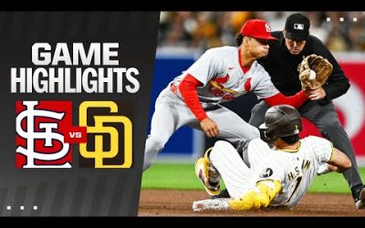 Cardinals vs. Padres Game Highlights (4/1/24) | MLB Highlights