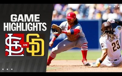 Cardinals vs. Padres Game Highlights (4/3/24) | MLB Highlights