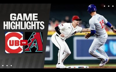 Cubs vs. D-backs Game Highlights (4/17/24) | MLB Highlights