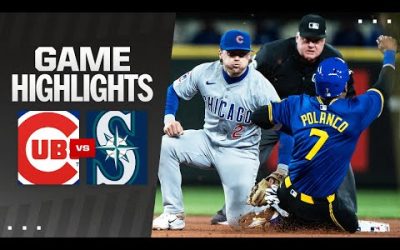 Cubs vs. Mariners Game Highlights (4/12/24) | MLB Highlights