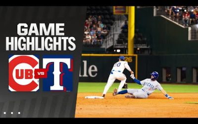 Cubs vs. Rangers Game Highlights (3/31/24) | MLB Highlights