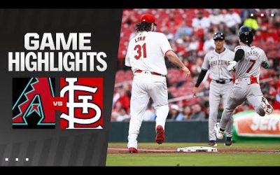 D-backs vs. Cardinals Game Highlights (4/22/24) | MLB Highlights