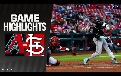 D-backs vs. Cardinals Game Highlights (4/23/24) | MLB Highlights