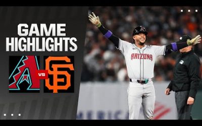 D-backs vs. Giants Game Highlights (4/19/24) | MLB Highlights