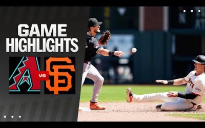 D-backs vs. Giants Game Highlights (4/20/24) | MLB Highlights