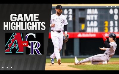 D-backs vs. Rockies Game Highlights (4/10/24) | MLB Highlights