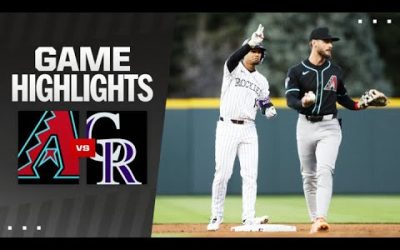 D-backs vs. Rockies Game Highlights (4/9/24) | MLB Highlights