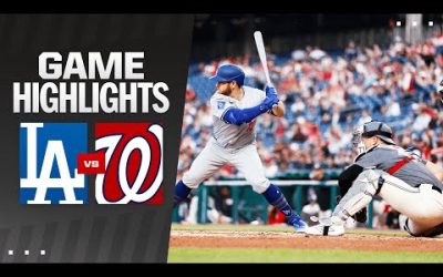 Dodgers vs. Nationals Game Highlights (4/23/24) | MLB Highlights