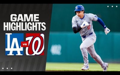 Dodgers vs. Nationals Game Highlights (4/24/24) | MLB Highlights