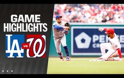 Dodgers vs. Nationals Game Highlights (4/25/24) | MLB Highlights