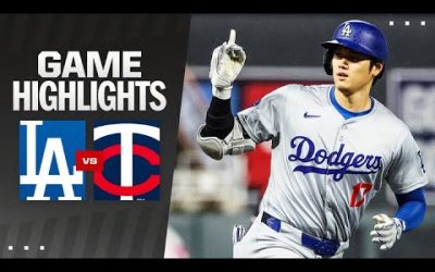 Dodgers vs. Twins Game Highlights (4/8/24) | MLB Highlights