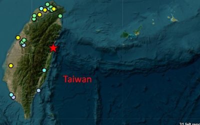 Earthquake near Taiwan Magnitude 7.5, felt in Taipei