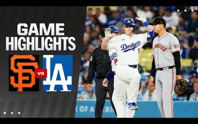 Giants vs. Dodgers Game Highlights (4/1/24) | MLB Highlights