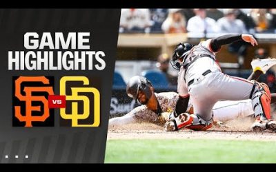 Giants vs. Padres Game Highlights (3/31/24) | MLB Highlights