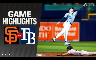 Giants vs. Rays Game Highlights (4/14/24) | MLB Highlights