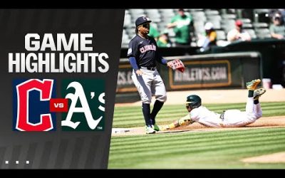 Guardians vs. A’s Game Highlights (3/31/24) | MLB Highlights