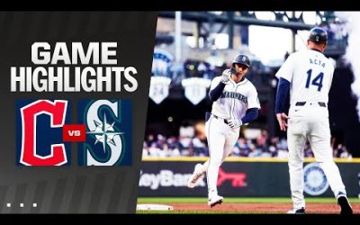 Guardians vs. Mariners Game Highlights (4/1/24) | MLB Highlights