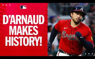 Have yourself a d’Ay, Travis! Braves catcher joins 2 Hall of Famers with his 2nd career 3 HR night!