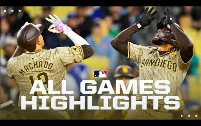 Highlights from ALL games on 4/12! (Dodgers-Padres crazy game, Elly De La Cruz stays hot and more!)