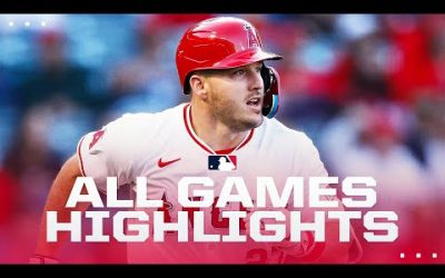 Highlights from ALL games on 4/23! (Mike Trout, Shohei Ohtani, Elly De La Cruz all go deep!)