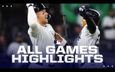 Highlights from ALL games on 4/24! (Aaron Judge goes deep, Dodgers spray 20 hits and more!)