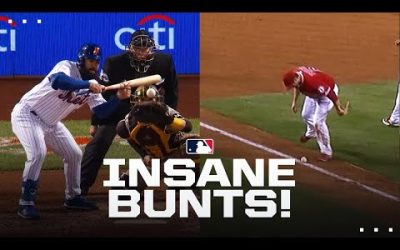 Incredible MLB bunts!! (9 minutes of insanely satisfying bunts!)