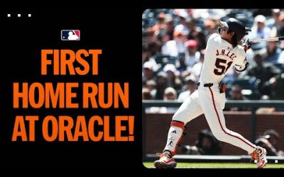 Jung Hoo Lee hits his first Oracle Park home run!