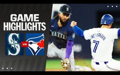 Mariners vs. Blue Jays Game Highlights (4/8/24) | MLB Highlights