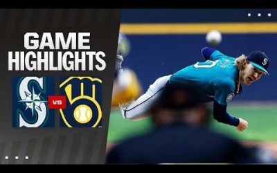 Mariners vs. Brewers Game Highlights (4/6/24) | MLB Highlights