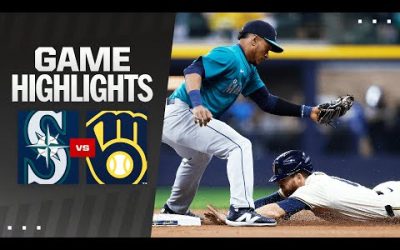 Mariners vs. Brewers Game Highlights (4/7/24) | MLB Highlights