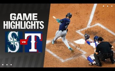 Mariners vs. Rangers Game Highlights (4/23/24) | MLB Highlights